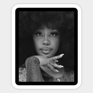 SZA Season - Black & White Sticker